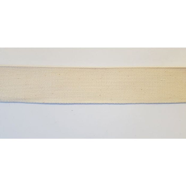 GERMAN WW2 COTTON TWILL CLOTH SEAM TAPE 3 CM NATURAL BY GMAX