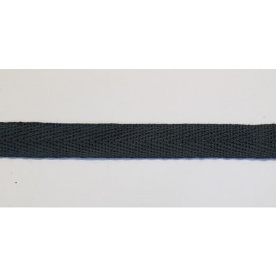 GERMAN WW2 COTTON TWILL CLOTH SEAM TAPE 1 CM BLUE / GREY BY GMAX