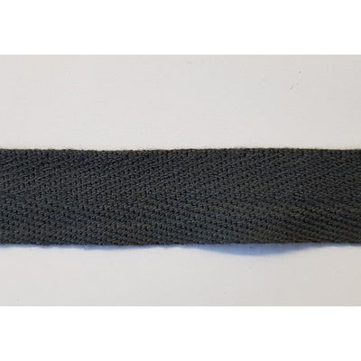 GERMAN WW2 COTTON TWILL CLOTH SEAM TAPE 1.5 CM WIDE GREY / BLUE BY GMAX