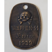 GERMAN WAFFEN SS BERLIN 1939 IDENTIFICATION TAG
