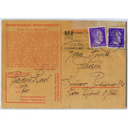 GERMAN WW2 1941 CONCENTRATION CAMP BUCHENWALD LETTER