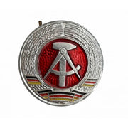 EAST GERMAN SILVER METAL COCKADE