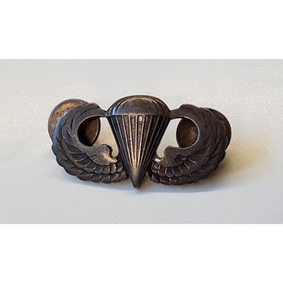 AMERICAN PARATROOPER JUMP WINGS BADGE ARMY STERLING
