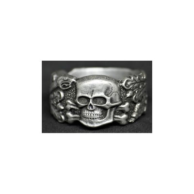 GERMAN OFFICERS ANTI-PARTISIAN SS SKULL RING