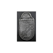 GERMAN CAR PLAQUE 2. REICHSFAHRT 1930 SHEILD SILVER