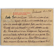 GERMAN WW2 1941 CONCENTRATION CAMP BUCHENWALD LETTER