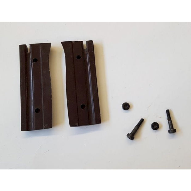 GERMAN K98 BAYONET BAKELITE REPLACEMENT GRIPS WITH SCREWS