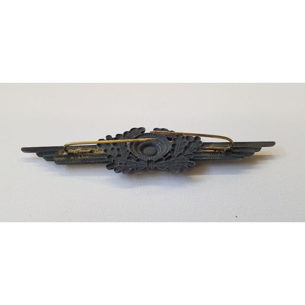 GERMAN LUFTWAFFE NCO'S CAP WREATH & COCKADE ALUMINUM
