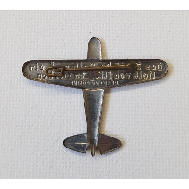 GERMAN WHW DONATION PIN - HERMAN GOERING TINNIE