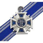 NSDAP LONG SERVICE AWARD FOR FIFTEEN YEARS SILVER WITH RIBBON