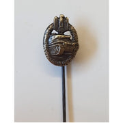 GERMAN PANZER ASSAULT STICK PIN BRONZE