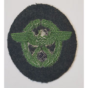 GERMAN SCHUTZPOLIZEI DES REICHS NCO'S SLEEVE EAGLE