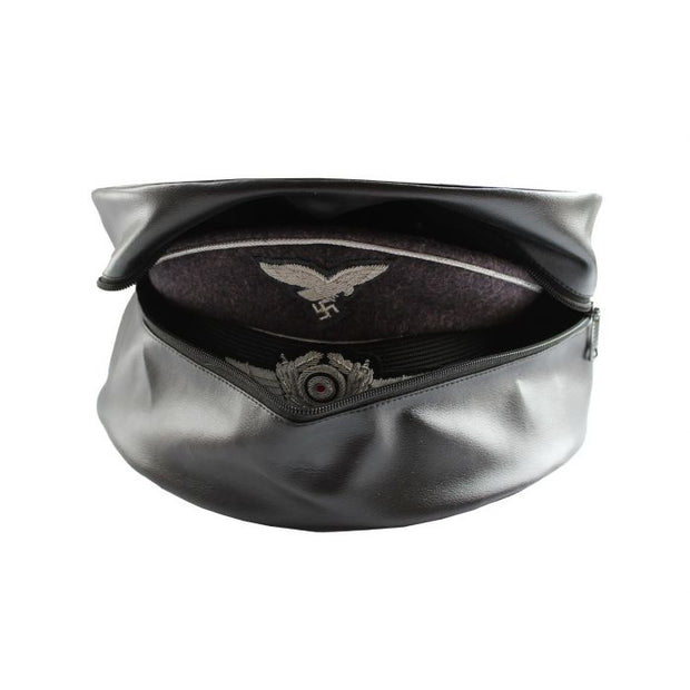 GERMAN VISOR CAP CASE FOR STORAGE OR TRANSPORTATION