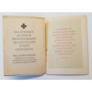 GEBT EUREN TOTEN HEIMRECHT ( GIVE YOUR DEAD HOMELAND RIGHT) PROPAGANDA BOOK