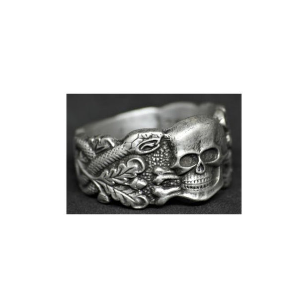 GERMAN OFFICERS ANTI-PARTISIAN SS SKULL RING