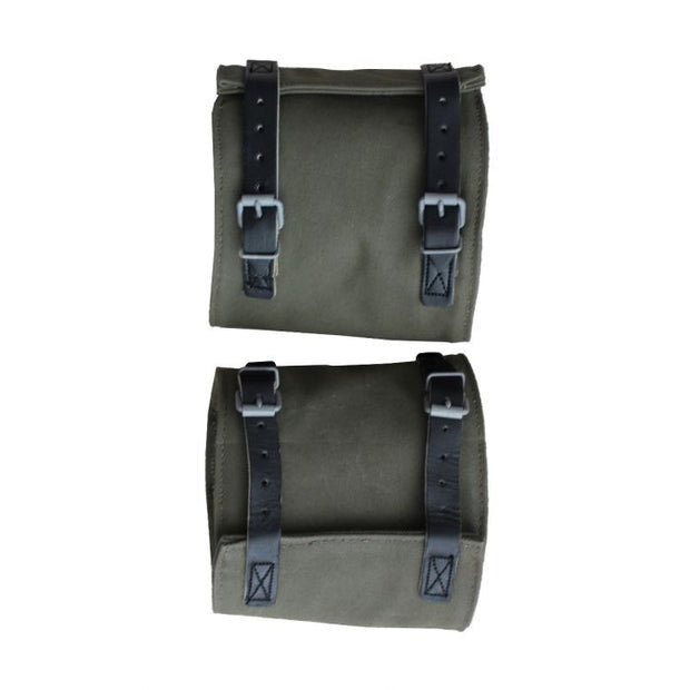 GERMAN ARMY BUNDESWEHR OD CANVAS GAITERS SIMILAR TO WWII GERMAN GAITERS