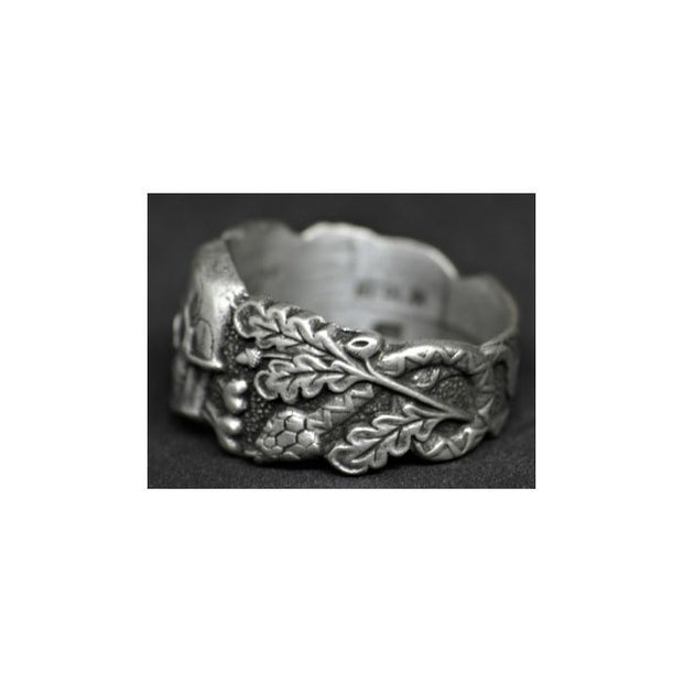 GERMAN OFFICERS ANTI-PARTISIAN SS SKULL RING