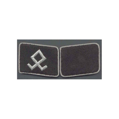 GERMAN SS PRINZE EUGEN FOREIGN VOLUNTEER UNIT OFFICER COLLAR TABS