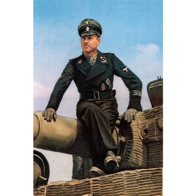 MICHAEL WITTMANN PANZER ACE VINTAGE METAL SIGN