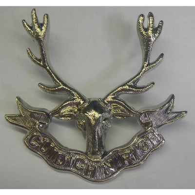 BRITISH GORDAN HIGHLANDERS CAP BADGE