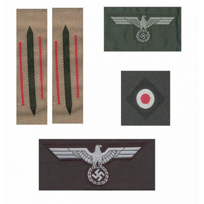 GERMAN PANZER ENLISTED MAN INSIGNIA SET