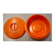 GERMAN SALT AND PEPPER SHAKER BAKELITE - ORANGE