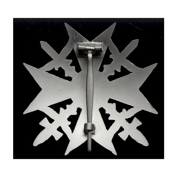 GERMAN WW2 SPANISH CROSS WITH SWORDS SILVER