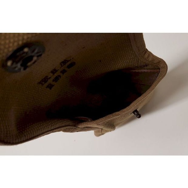 US ARMY WW1 PEDERSEN DEVICE KHAKI SPRINGFIELD RIFLE BOLT POUCH RIA 1919 RARE