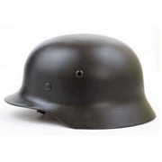 GERMAN SS M1935 SINGLE DECAL BLACK HELMET