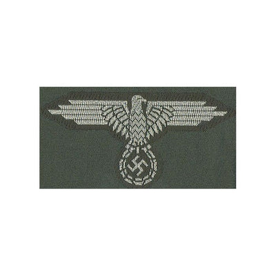 GERMAN SS OFFICERS BEVO CAP EAGLE SILVER THREAD
