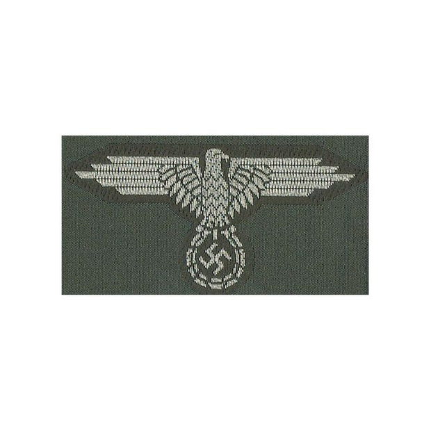 GERMAN SS OFFICERS BEVO CAP EAGLE SILVER THREAD