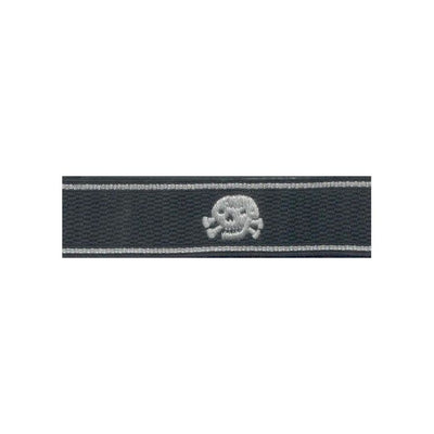 GERMAN TOTENKOPF ENLISTED MAN SKULL RZM CUFF TITLE