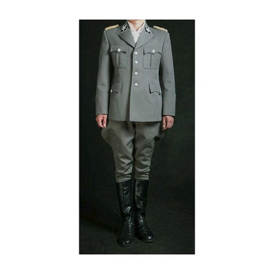 GERMAN SS OFFICER GREY TRICOT M37/M38 TUNIC AND BREECHES