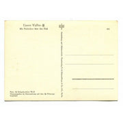 UNSERE WAFFEN-SS POST CARD "WITH RUBBER BOAT ACROSS THE RIVER" SERIES-373