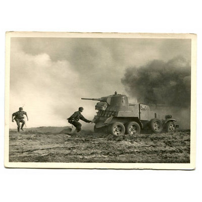 UNSERE WAFFEN SS "MAN AGAINST A SOVIET TANK"