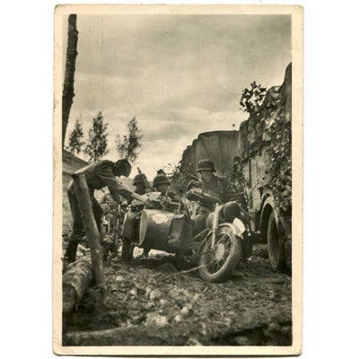 UNSERE WAFFEN SS MOTORCYCLE TROOPS