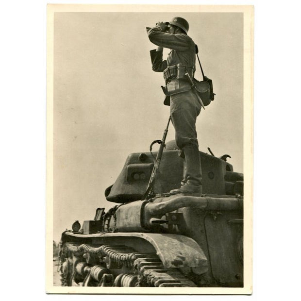 UNSERE WAFFEN SS "ON WATCH FOR THE ENEMY"