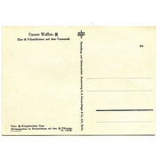 UNSERE WAFFEN SS POST CARD "AN SS POLICE DIVISION ON THE ADVANCE"