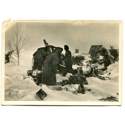 UNSERE WAFFEN SS POST CARD "ARTILLERY IN THE EAST"