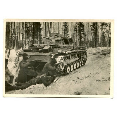 UNSERE WAFFEN SS "RECONNAISSANCE PATROL IN A KARELIAN FOREST "