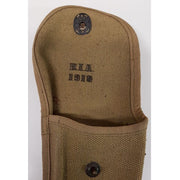 US ARMY WW1 PEDERSEN DEVICE KHAKI SPRINGFIELD RIFLE BOLT POUCH RIA 1919 RARE