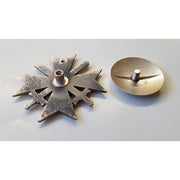 WAR MERIT CROSS 1ST CLASS WITH SWORDS SCREW BACK MAKER L/52