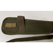 WW2 US MILITARY 1945 M-1910 PICK MATTOCK ENTRENCHING AXE OD # 7 CANVAS COVER CARRIER
