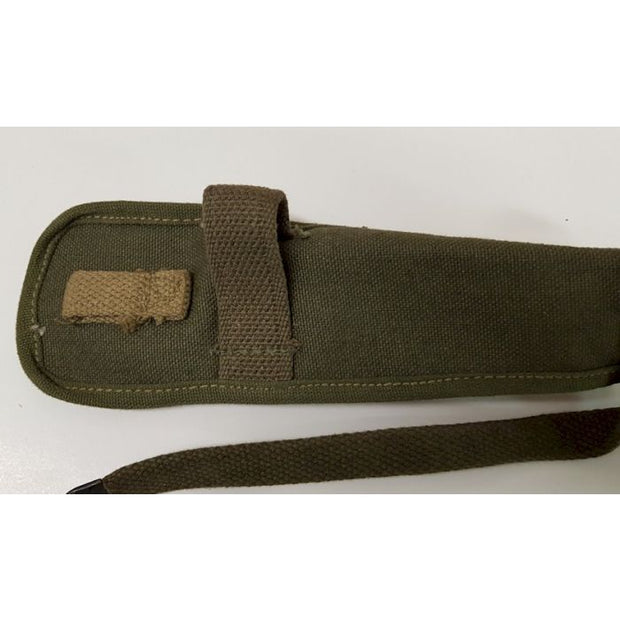 WW2 US MILITARY 1945 M-1910 PICK MATTOCK ENTRENCHING AXE OD # 7 CANVAS COVER CARRIER