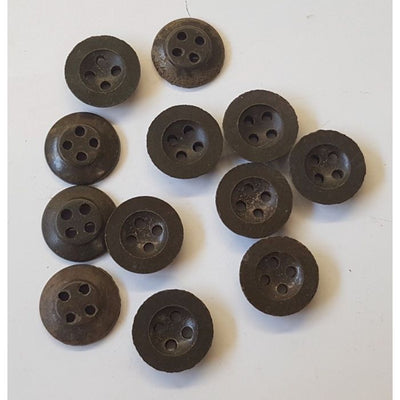 WW2 BRITISH / CANADIAN ARMY BD BATTLE DRESS BUTTONS GREEN ORIGINAL