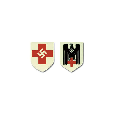 GERMAN RED CROSS HELMET DECALS