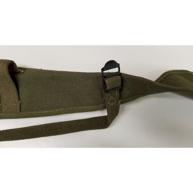 WW2 US MILITARY 1945 M-1910 PICK MATTOCK ENTRENCHING AXE OD # 7 CANVAS COVER CARRIER