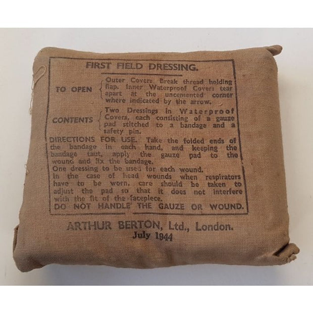 WWII BRITISH FIELD DRESSING ORIGINAL
